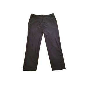 Lululemon Commission Pants Men 34 Dark Gray Stretch Trouser Athletica (35x29.5)